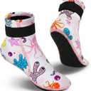 Kids Neoprene Socks 3mm Water Socks Keep Warm Sand Socks Anti-Slip Wetsuit Socks Water Sport Swimming Surfing, 2.5-3.5 Big Kid