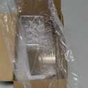 SANRUI Acrylic Desk Mail Organizer Sorters, Clear 5 Upright Compartments Laddered Desktop File Letter Holder, Multifunction Envelope Vertical Folder Racks Document Holders for Office, Home, School