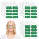 Cholemy 120 Pairs Eye Black Stickers Bulk Baseball Face Glitter Stickers Football Softball Party Favor Spirit Day Accessories(Glitter,Green1)