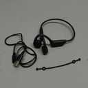 Swimming headphones-bone conduction headphones, IP68 waterproof built-in MP3 player 32G memory, underwater swimming headphone, wireless open Earphones Bluetooth 5.3, for running, cycling (black)