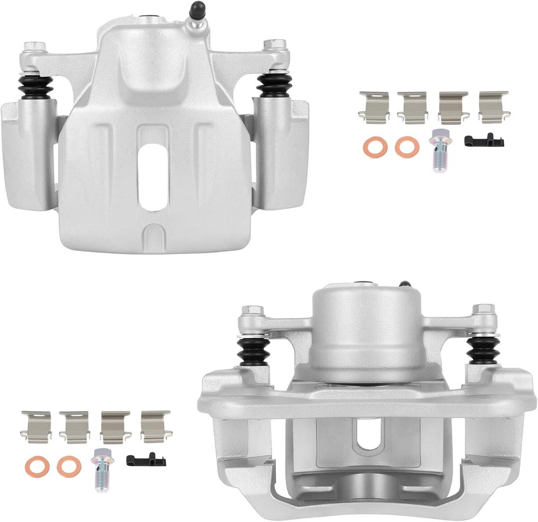 SCITOO 19B2664 19B2665 Front Left & Right Disc Brake Calipers Assembly w/Bracket For Toyota For Highlander 2001-2007
