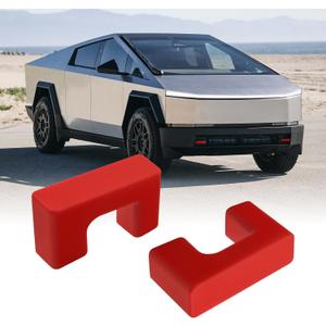 Tow Hook Covers Fit for Tesla Cybertruck 2024 2025, Hitch Cover Front Customized Car Tow Hooks Compatible with Tesla Cybertruck Accessories 2025 2024 (Red)