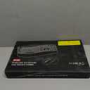 Wireless Keyboard and Mouse Combo, 2.4G Full Size Wave Keys Ergonomic Keyboard with Wrist Rest and 3-Level DPI Adjustable Wireless Ergonomic Mouse for Windows, Mac OS Desktop/Laptop/PC(Black)