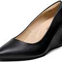 DREAM PAIRS Women's Wedges Closed Toe High Heels Dress Wedding Bride Pointed Toe Pumps Shoes, Size 11