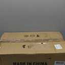 Brushed Nickel Pendant Light 11.8'' Wide 23.6'' High Modern Glass Pendant Light for Dining Room, Kitchen Island Adjustable Height