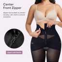 YERKOAD Shapewear Tummy Control Shorts - High Waisted Shapewear for Women Girdle Under Dress Body Shaper Thigh Slimmer (Black)