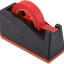 Lichamp Desktop Tape Dispenser Holder with Large 3 Inch Core for Masking, Heat Transfer, Painters, Freezer and Kitchen Tape, 0128BK