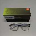 AI Glasses for Men Women, Powered by ChatGPT, AI Real-time Translation(164 Languages), Bluetooth Translator Glasses with Speaker,No Subscription,Smart Glasses with Anti-Blue Light for Work Travel-Gold