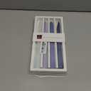 Sea Salt Scented Gradient Color Scented Taper Candles Smokeless Candle Sticks Long Candles Wax Colored Tapered Candles Candlesticks for Decor Wedding, Festival and Special Occasions, 10 INCH