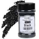 TORC Black Chunky Glitter 4 OZ Glitter for Resin Crafts Tumblers Cosmetic Makeup Nail Art Festival Decoration