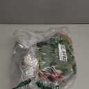 4PACK Mini Christmas Faux Kitchen Cabinet Wreaths with Red Black Plaid Ribbon Artificial Green Leaves Red Berries Hanging Wreaths for Home Front Door Christmas Holiday Indoor Decor