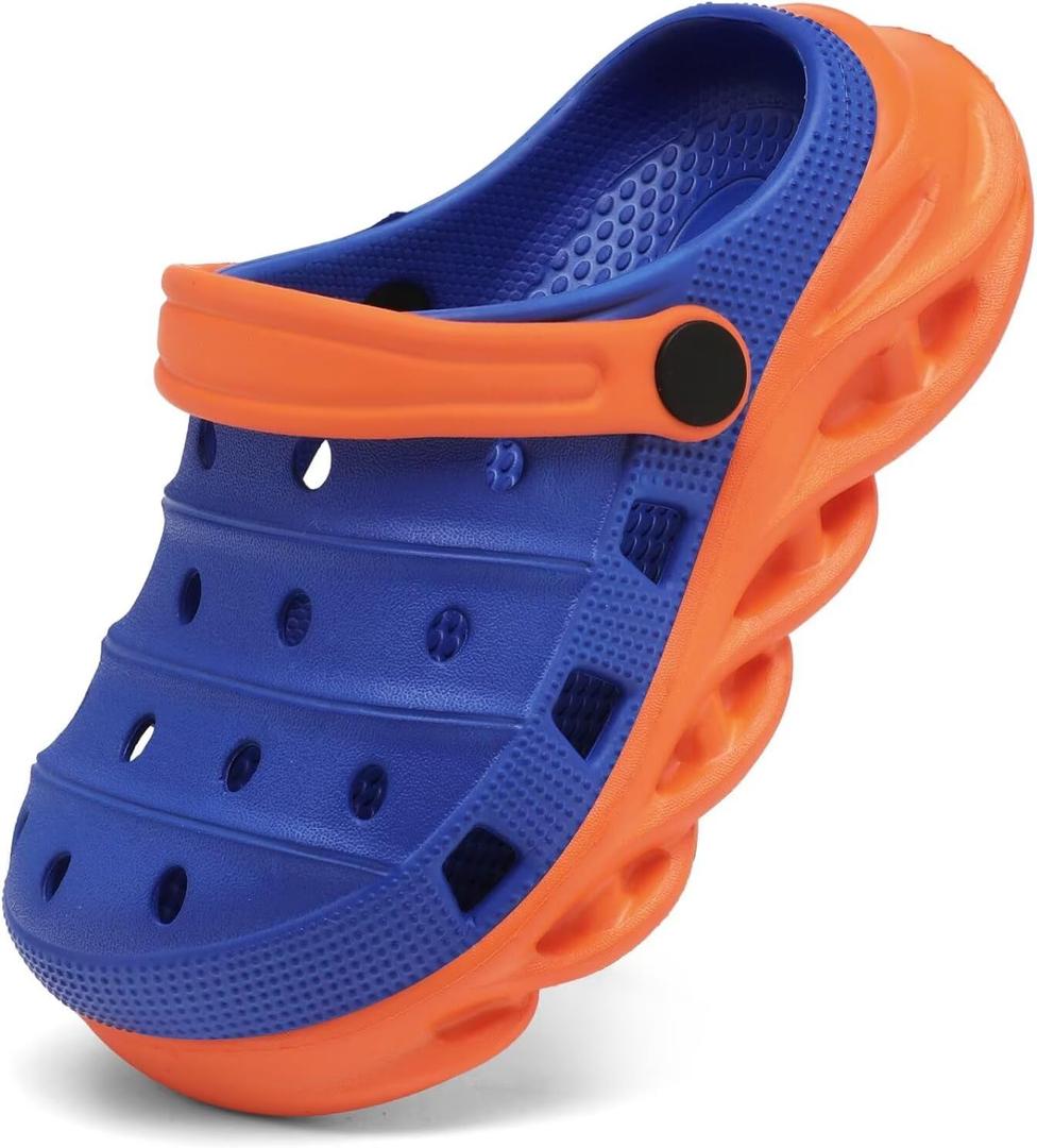 Toddler Girls Boys Clogs Classic Garden Shower Beach Pool Swim Slip on Sandals Slides Children Kid Cute Water Shoes Size 1.5