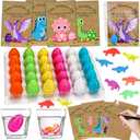 30 Pack Valentines Day Cards for Kids School with Dinosaur Egg Hatching Valentines Day Gifts for Kids Classroom Valentine Exchange Cards for Boys Girls Funny Dino Party Favors Classroom Exchange Gifts