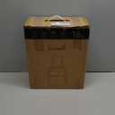 LUGGEX Underseat Carry On Luggage with Wheels, UDK Stylish Lightweight Under Seat Luggage, Soft Sided Personal Item Suitcase for Short Trip (UX-Core, All Black, 16 Inch)