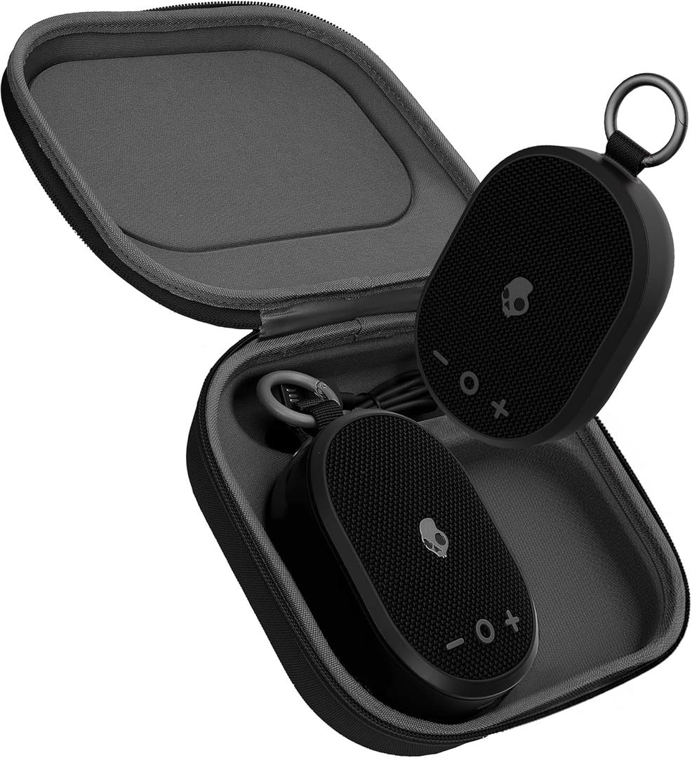 Skullcandy Kilo Wireless Bluetooth Speaker Bundle - (2) IPX7 Waterproof Mini Bluetooth Speakers with 24 Hour Battery, Downward Firing Passive Radiators, and True Wireless Pairing (Black)