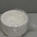 100 Pack 8 oz Disposable Paper Bowls,Compostable Bagasse Bowls,Small Biodegradable Heavy-Duty Bowl for Hot and Cold Food (White)