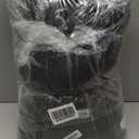 20x20 Throw Pillow Covers Set of 2, Decorative Faux Fur Covers for Bed, Couch Soft Fluffy Pillow Cover with Velvet Back for Living Room, Neutral Home Dcor Accent for Sofa - Black