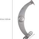 DOITOOL Adjustable Support Pull Rods 5.3 Inch Stainless Steel Telescopic Support Rods for Cabinet and Furniture Installation Set of 4