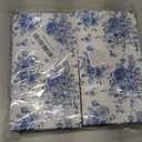 100PCS Blue Floral Napkins Disposable Hand Towels for Bathroom 3 Ply Blue and White Paper Napkins Decorative Flower Guest Napkins Chinoiserie Napkins for Wedding Bridal Shower Birthday Cocktail Party