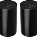 Waterless Essential Oil Diffuser for Home Aromatherapy Car Nebulizing Diffuser, Battery Operated, 5-20mL Mini Scent Air Machine, Up to 600 sq ft, 3 Countdown Timers & Mist-Level, ANZ Black 2 Packs