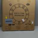 30" Extra Large Wall Clock, Silent Rustic Metal Wood Face Decorative Clock, Battery Operated Farmhouse Modern Oversized Wall Clocks for Living Room, Bedroom, Kitchen, Office, Home Decor (Black - Arabic Numbers)