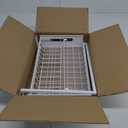 REALINN Under Sink Organizer, Pull Out Cabinet Organizer 2 Tier Slide Out Sink Shelf Cabinet Storage Shelves, Under Sink Storage for Kitchen Bathroom Cabinet, White, 1 Pack