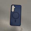 SUPFINE Magnetic for Samsung Galaxy S24 Plus Case / S25 Plus Case with Screen Protector,(Compatible with MagSafe)(Military Grade Drop Protection) Slim Translucent Shockproof Phone Case,Sapphire Blue