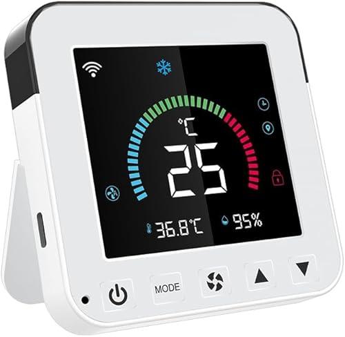 Smart Air Conditioner Controller, WenzhiIoT WiFi Thermostat for Mini-Split,Window,Portable AC&Heat Pumps Tuya Smart Life Wireless Remote Compatible with Alexa Google Home