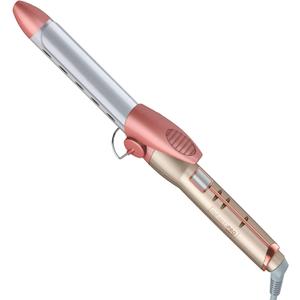 INFINITIPRO BY CONAIR Frizz Free 1-inch Titanium Ceramic Curling Iron, 1-inch Barrel Produces Classic Curls for Use on Short, Medium, and Long Hair (Rose Gold)