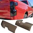 STSEV01 Taillight Cover Trim Fit for Chevy Silverado 2019-2026 Accessories 1500/2500/ Custom/LT/LTZ/RST/WT/ ZR2,Tail Light Smoked Black Style Rear Lamp Protective Guards Exterior Decoration