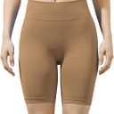 SIXIM Seamless Biker Shorts for Women, High Waisted Workout Compression Yoga Shorts Gym Running Active Fitness Shorts (L)