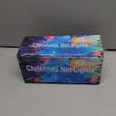 WATERGLIDE Outdoor Christmas Net Lights, 12FT x 5FT 360 LED Mesh String Light with 8 Lighting Modes, Connectable Waterproof Lights for Garden Tree Bushes, St. Patrick's Day Party Decorations, Green