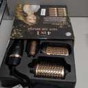 Nycoba Hair Dryer Brush Set, Multifunctional Hot Air Brush for Salon Blowouts, Negative Ion Technology & Quick Drying, Shiny and Less Frizz, Blush Gold