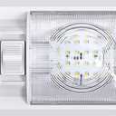 2 Pack 12V RV Ceiling Dome Light RV Interior Lighting for Trailer Camper with Switch, Single Dome 300LM (Natural White 4000-4500K, 2-Pack)