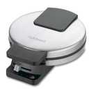 Cuisinart Waffle Maker, 1250W Round Classic Waffle Iron, 5-Setting Adjustable Browning Control, WMR-CANAS, Brushed Stainless
