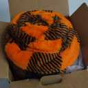 BEDELITE Halloween Blanket for Decor & Gift, Orange and Black Buffalo Plaid Throw Blanket for Couch, Soft & Warm Fleece Throw for Women Men, 50"x60"