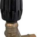 Pressure Washer VRT 3 Unloader - 4500 PSI, 10.5 GPM, 3/8" FNPT, Black, w/Knob