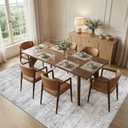 8x11 Area Rugs for Living Room: Washable Non Slip Soft Gray Carpet
