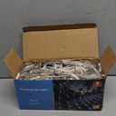 LJLNION Christmas Net Lights, 360 LED 12ft x 5ft Connectable Mesh Fairy String Lights,8 Modes Low Voltage Safe Adaptor for Xmas Trees, Bushes, Wedding, Outdoor Garden Decorations, Multicolor