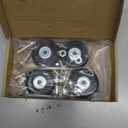 4 Pcs Luggage Replacement Kit, 50mm x 18mm Rubber Replacement Wheels, Luggage Suitcase Replacement Wheels Repair Kit for Suitcase Inline Skate Caster Board