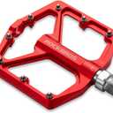 ROCKBROS Mountain Bike Pedals MTB Pedals Bicycle Flat Pedals Aluminum 9/16" Sealed Bearing Lightweight Platform for Road Mountain BMX MTB Bike