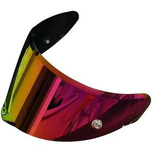 AGV Pista Corsa Gprr Visor Commpatible with for Day and Night Use (Rose Red)