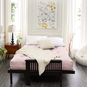 Queen Size 12-inch Futon Mattress (Blush Pink) Queen Size 12-inch Futon Mattress (Blush Pink)