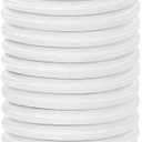 PATIKIL Bungee Shock Cord, 3/8" x25Ft Polyester Marine Grade Bungee Cord Elastic String Replacement for Zero Gravity Chair Kayak Camping Tent Pole Cargo Tie Downs, White