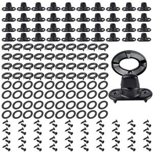 40 Set Twist Lock Fasteners, Turn Button Fasteners, Eyelet Screws, Stud Mounting Screws, Marine Grade Fastener for RVs Marine Boats Canvas Sailboats