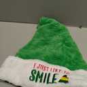 IDEAPRON Funny Christmas Hat, Buddy Santa Hat, Novelty Holiday Hat for Christmas Party Supplies, Winter Head Wear (Just)