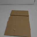 Amazon.com: Purple Q Crafts 5 Pack Brown Kraft Ribbed Hard Gift Box With Magnetic Closure Lid 8"x8"x4" Square Favor Boxes With Classy Ribbed Paper Finish : Health & Household