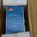 MEAN WELL NDR-240-24 240W 24VDC 10A AC/DC Industrial DIN Rail Power Supply Single Output for Industrial Applications
