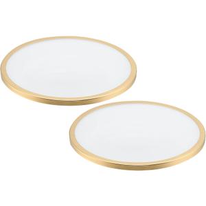 PATIKIL 6 Inch Inner Dia. Lampshade Diffuser, 2 Pieces Dustproof Dust Protection Cover Acrylic Board for Barrel Lamp Shade