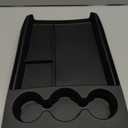 Lower Center Console Organizer for 2022-2026 Rivian R1T & R1S Accessories, Floor Console Storage Tray Insert with Cup Holder